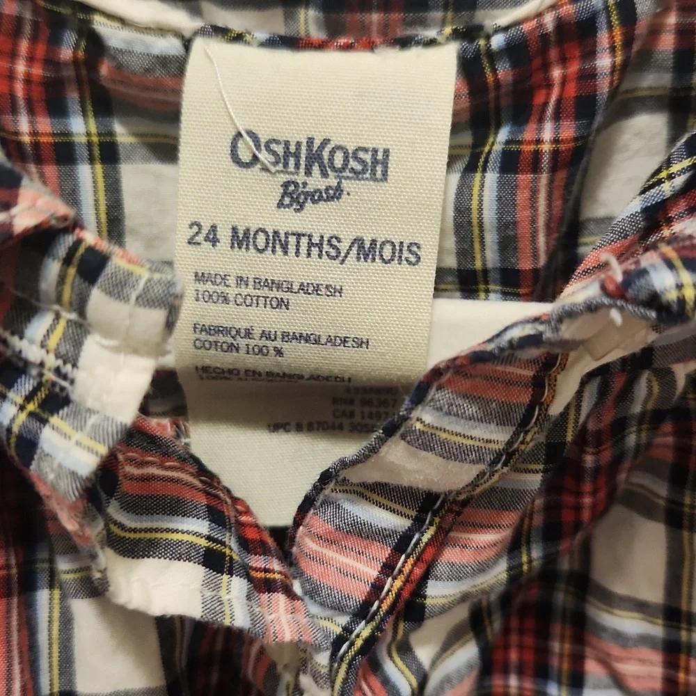OshKosh Bgosh tartan plaid